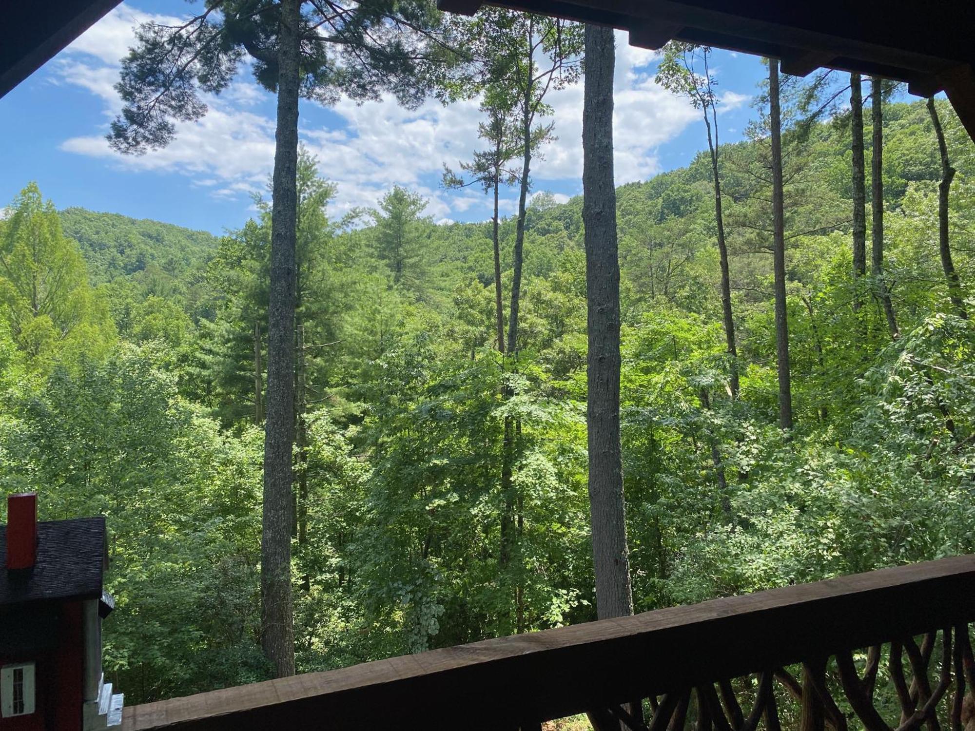 The Cozy Lazy Laurel With Year-Round Mountain Views, Hot Tub, Fire Pit Villa Cherry Log ภายนอก รูปภาพ