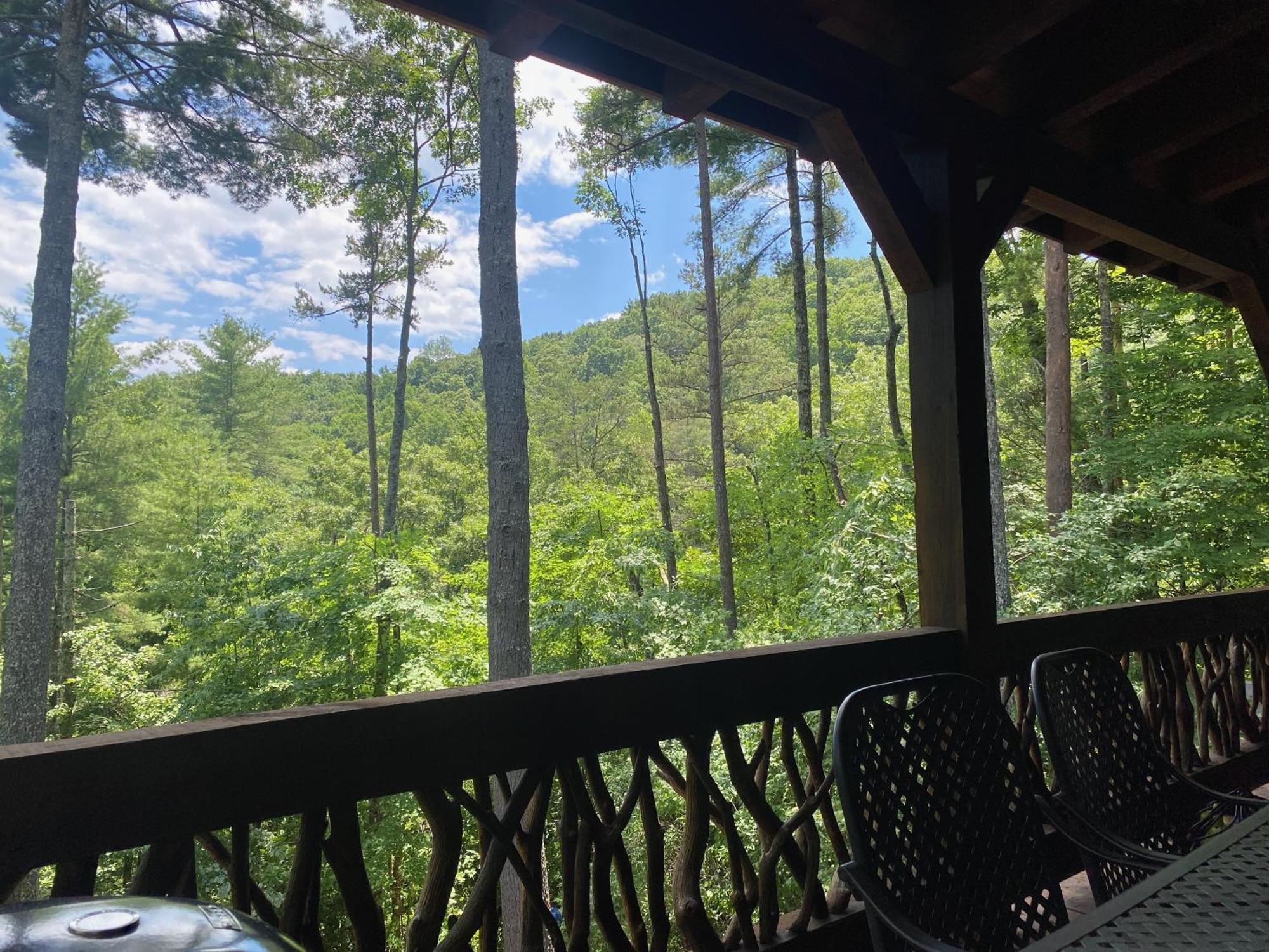 The Cozy Lazy Laurel With Year-Round Mountain Views, Hot Tub, Fire Pit Villa Cherry Log ภายนอก รูปภาพ